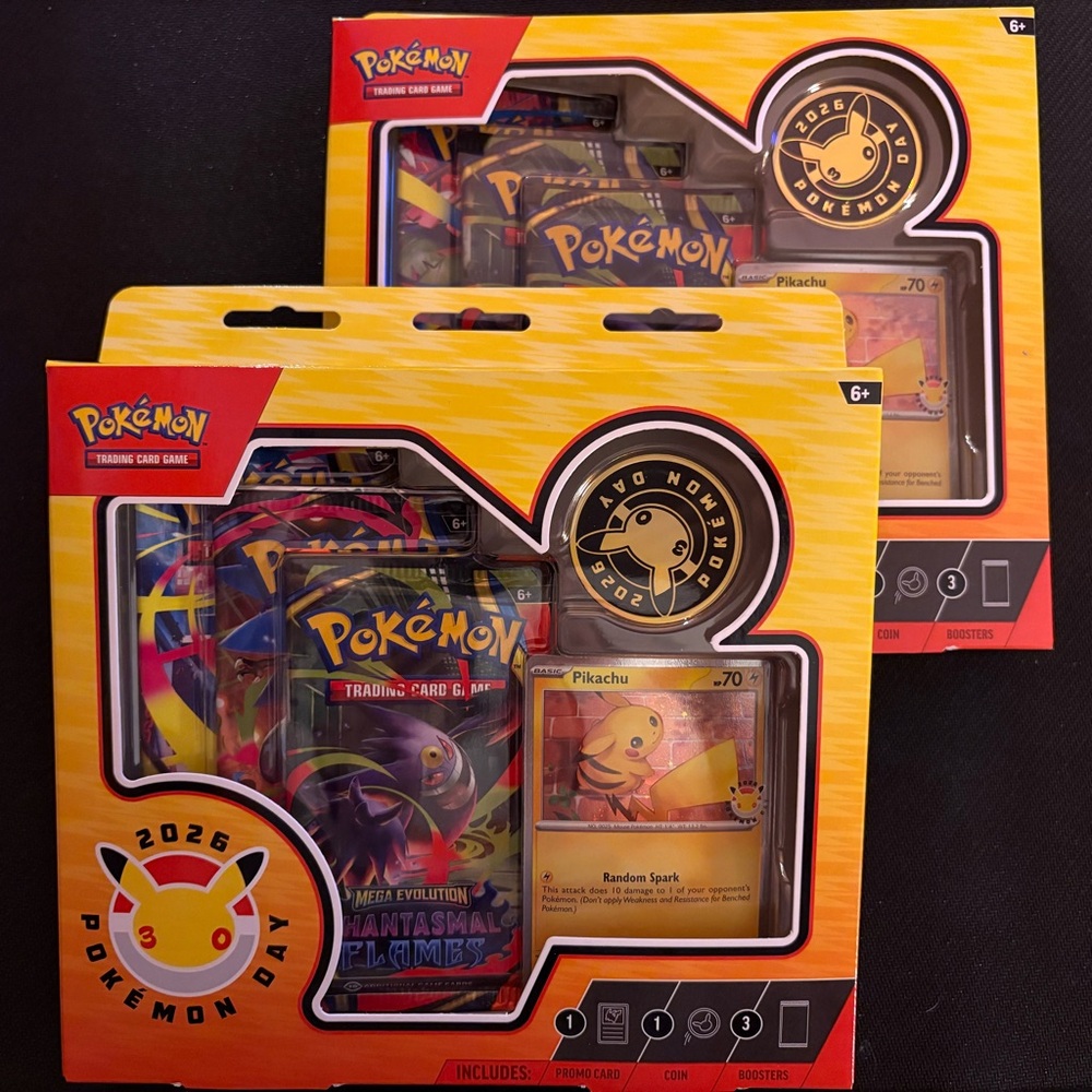 Pokemon Day 2026 sets - 2 available (price reflects 1)
